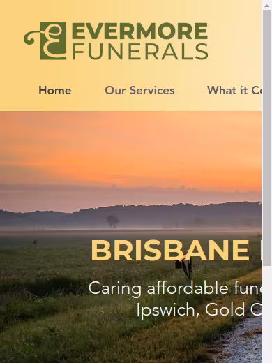 Evermore Funerals website