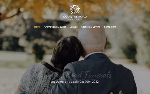 Country Road Funerals website
