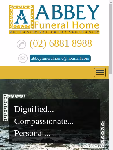Abbey Funeral Home website