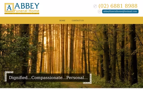 Abbey Funeral Home website