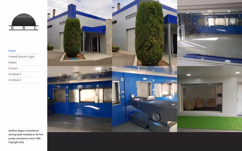 Northern Region Crematorium Gawler website
