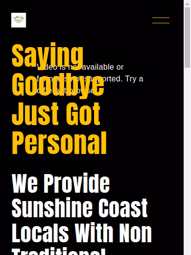 Sunshine Coast Funerals website
