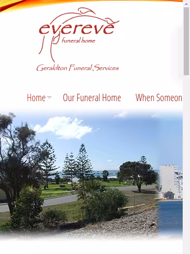 Geraldton Funeral Services @ evereve funeral home website