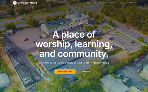 Islamic Society of Gold Coast website