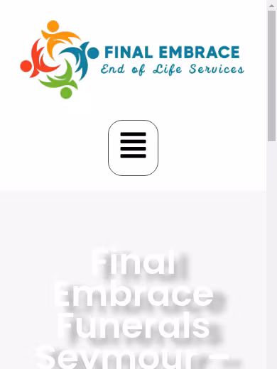 Final Embrace Funerals - Seymour website