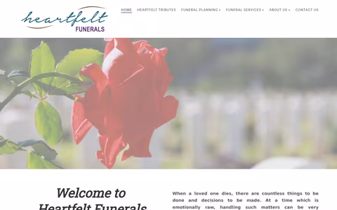 Heartfelt Funerals website