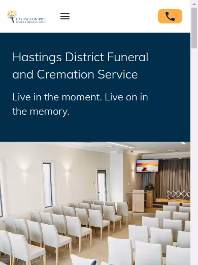 Hastings District Funeral & Cremation website