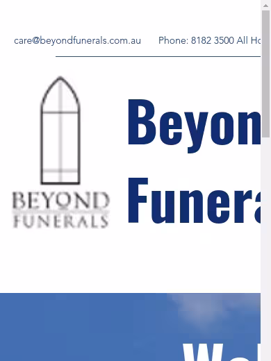 Beyond Funerals website