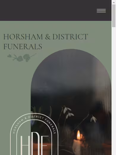 Horsham & District Funerals website
