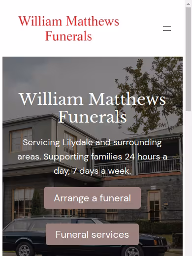 William Matthews Funerals website