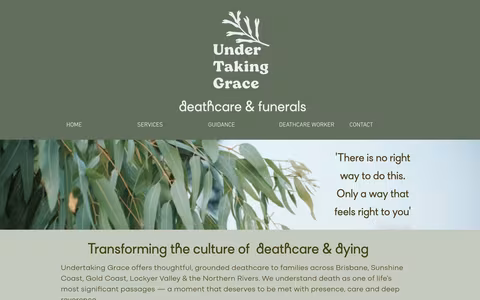 Undertaking Grace website