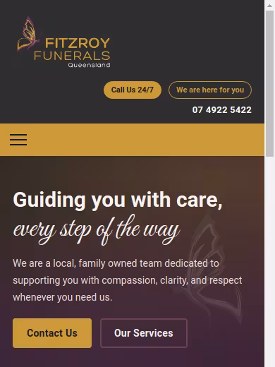 Fitzroy Funerals website
