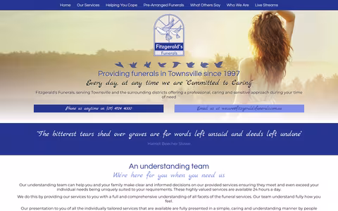Fitzgerald's Funerals website