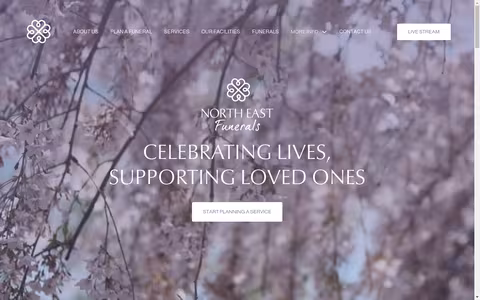 North East Funerals website