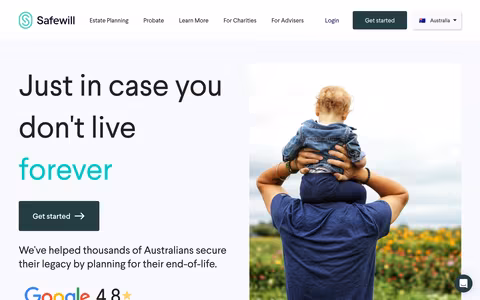 Safewill Cremations website