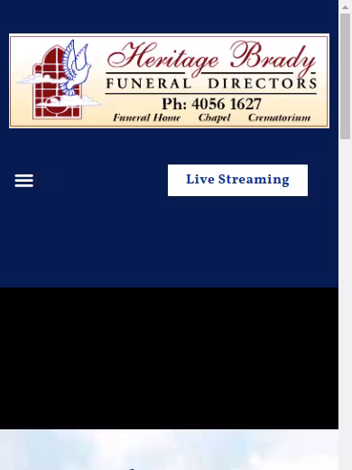 Heritage Brady Funeral Directors & Crematorium website