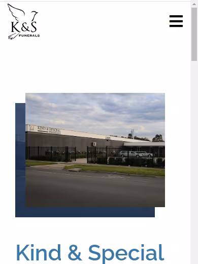 K&S Funerals website