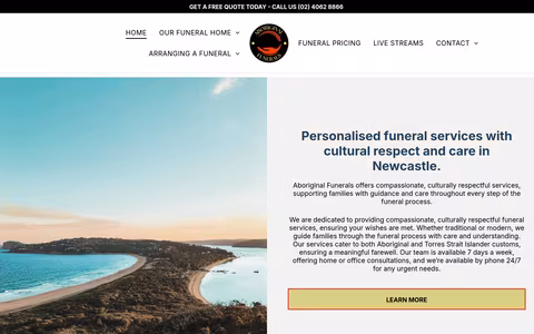Aboriginal Funerals website