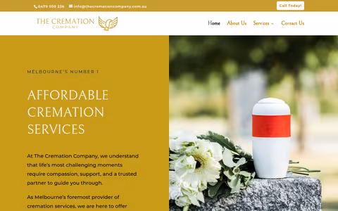 The Cremation Company website