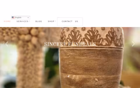 Sincere Funerals website