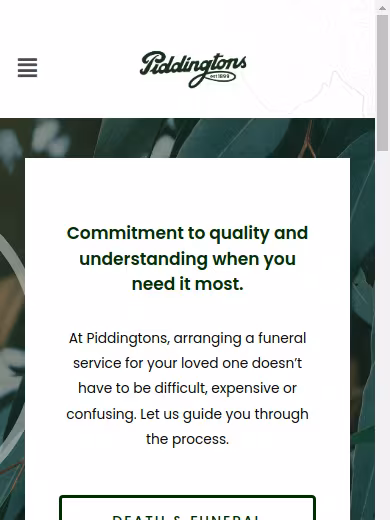 Piddingtons website