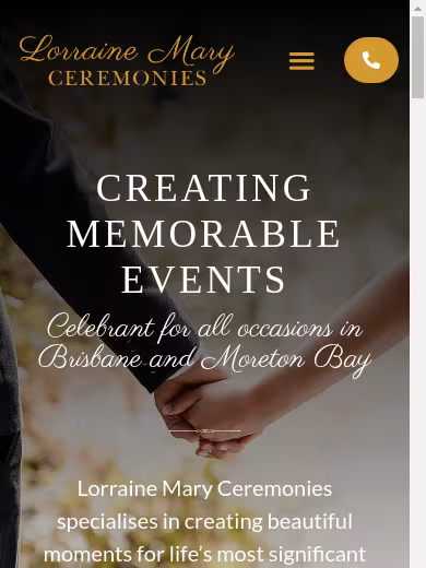 Lorraine Mary Ceremonies website