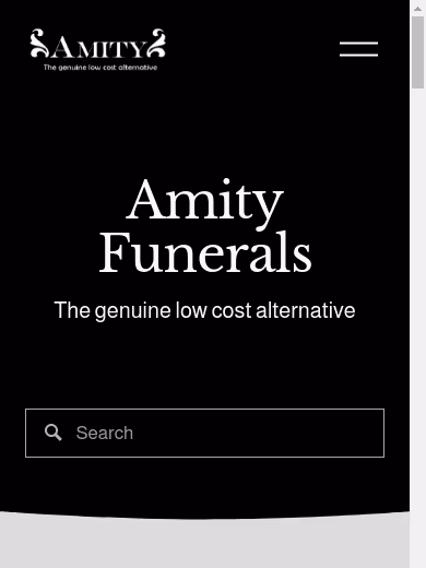 Amity Funerals website