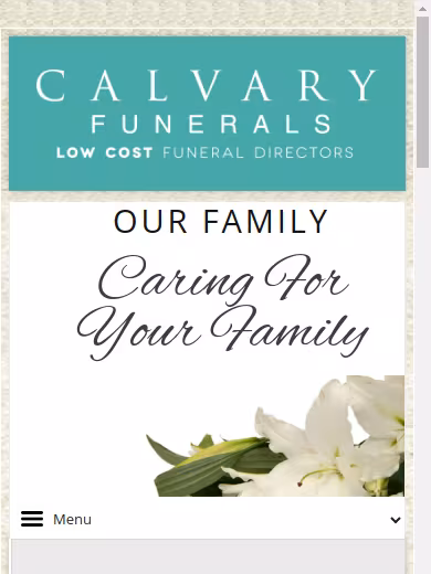 Calvary Funerals website