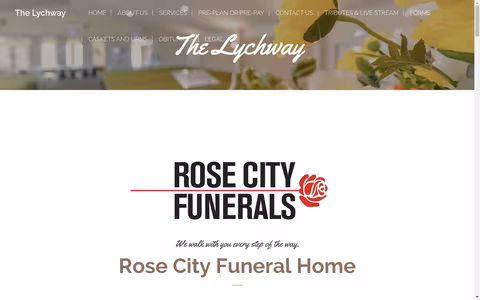 Rose City Funeral Home website