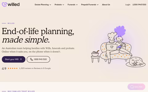 Willed website