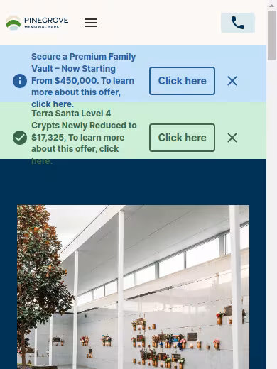 Pine Grove Crematorium website