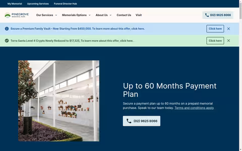 Pine Grove Crematorium website