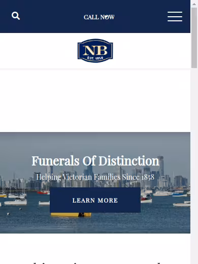 Nelson Bros Funeral Services website