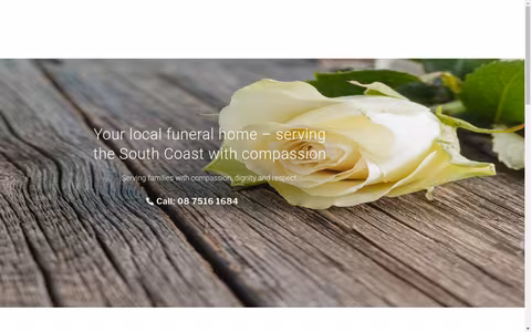 Rosemane Funerals website