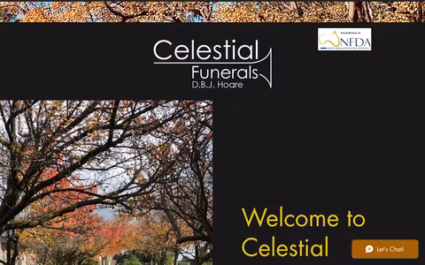 D.B.J. Hoare Celestial Funerals website