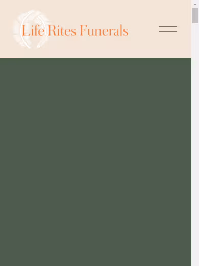 Life Rites Funerals website