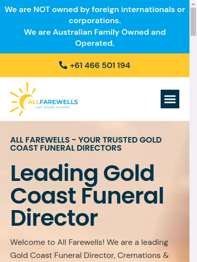 All Farewells website