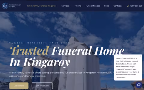 Dreamtime Funerals website