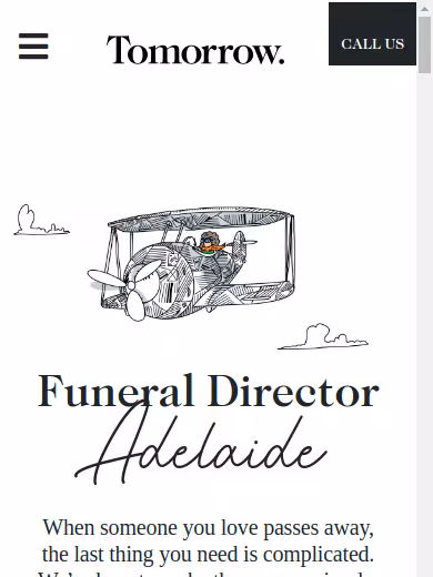 Tomorrow Funerals website