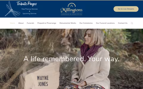 Millingtons website