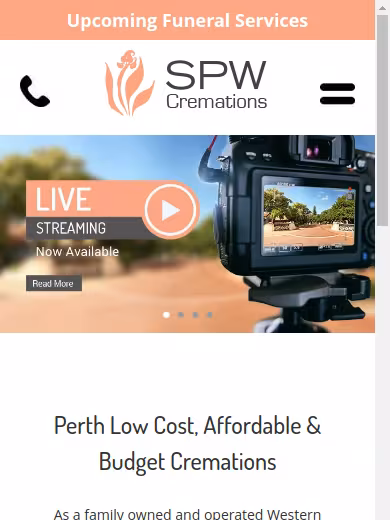 Simple Price Wise Cremations website