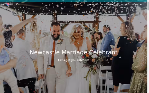 Wed By Kez Newcastle Celebrant website