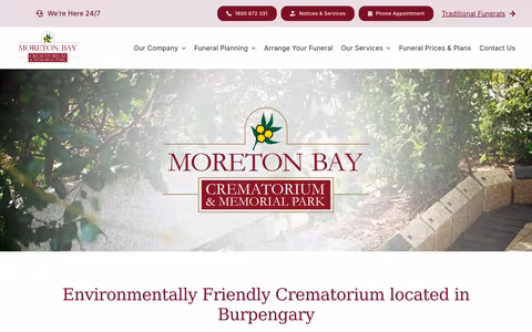 Traditional Funerals - Redcliffe website