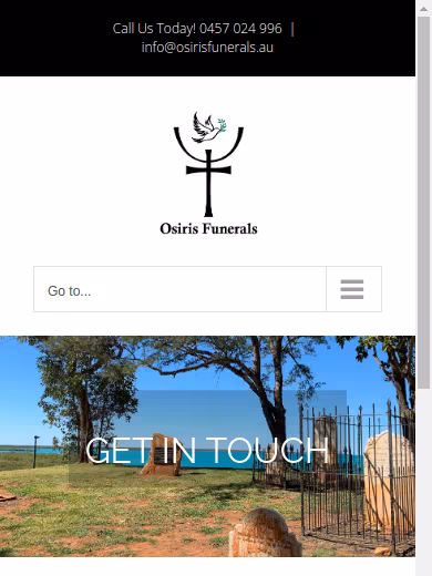 Kimberley Funerals website