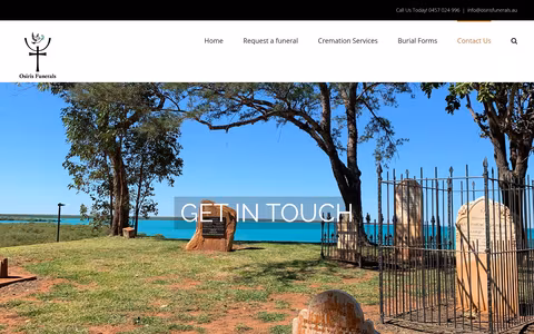 Kimberley Funerals website