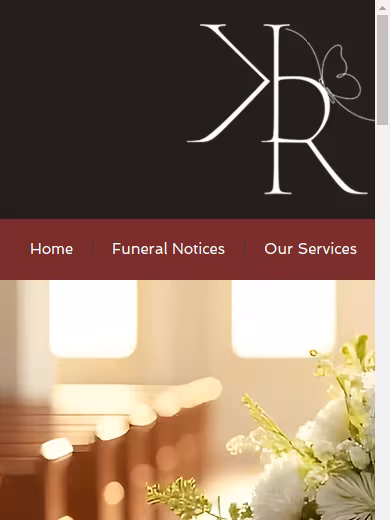 Kenton Ross Funerals website