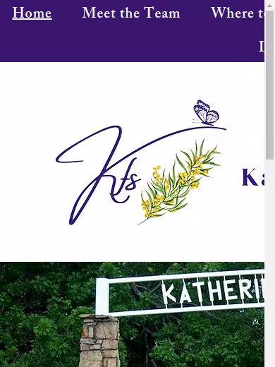 Katherine Funeral Services website