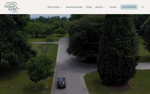 Pellow & Hill Funerals - Hamilton East website