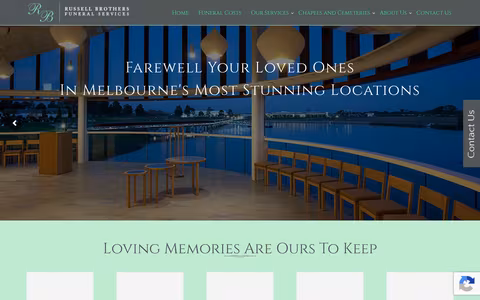 Russell Brothers Funeral Directors website
