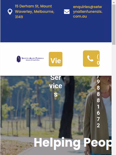 Selwyn Allen Funerals website